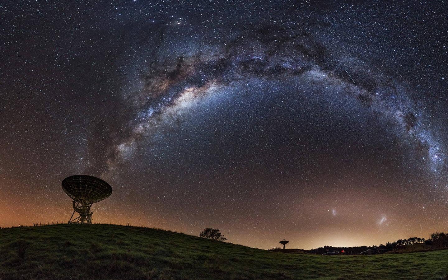 Milky Way Galaxy Telescope Background