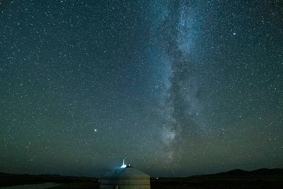 Milky Way In Mongolias