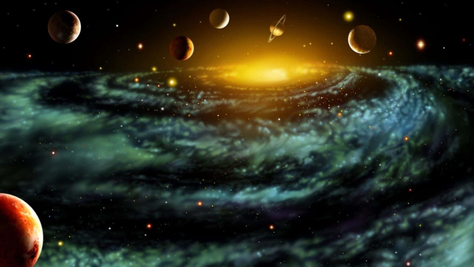 Milky Way Real Space Background