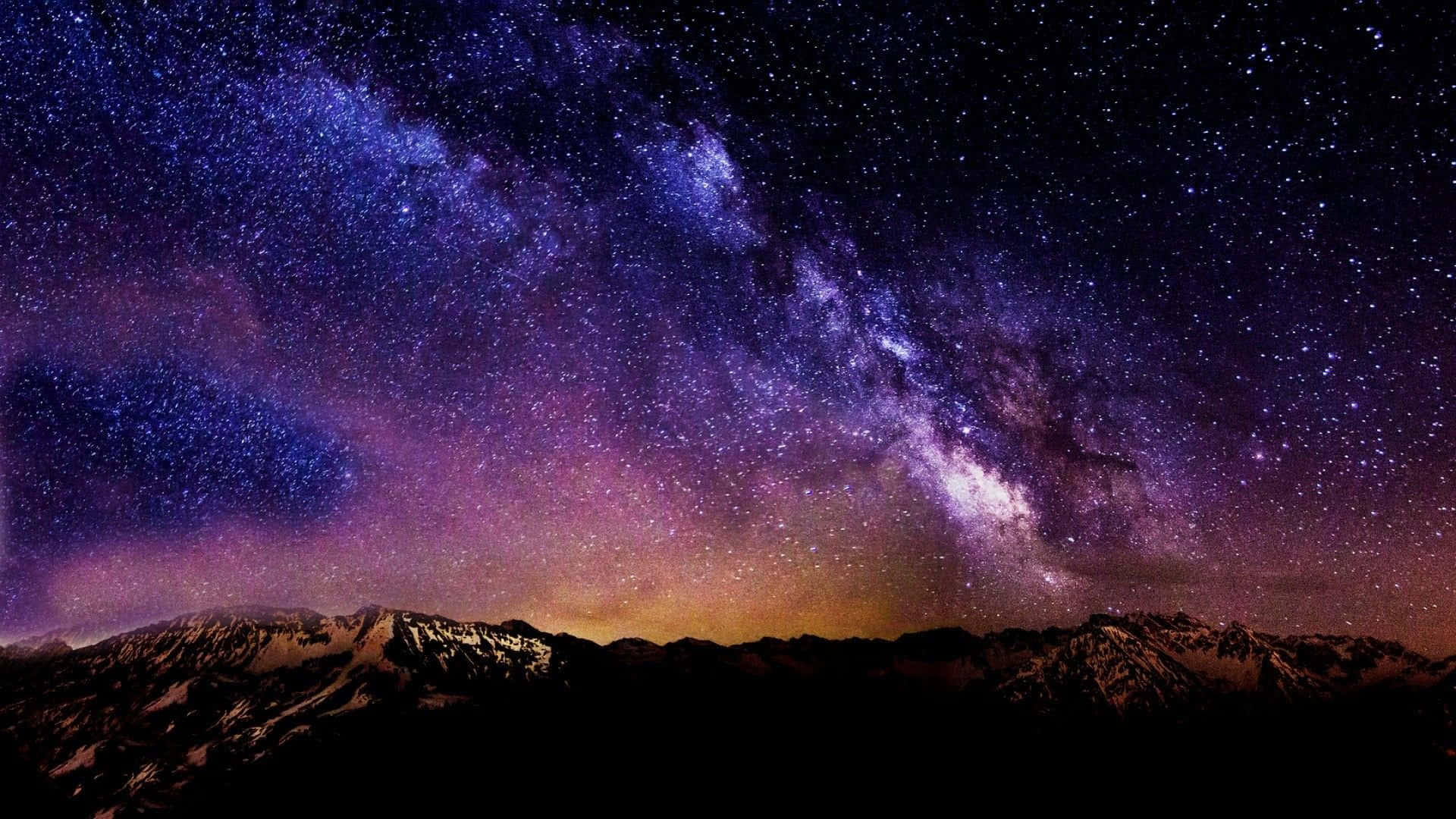Milky Way Sky Night Hd Desktop