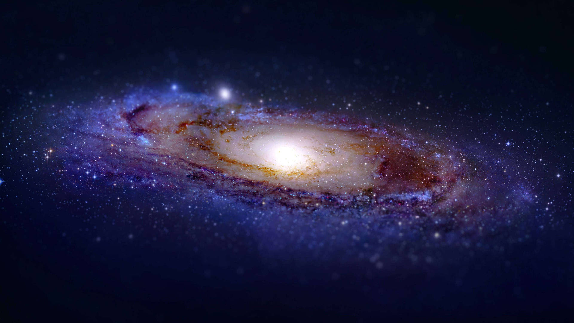 Milky Way Spiral Galaxy Background