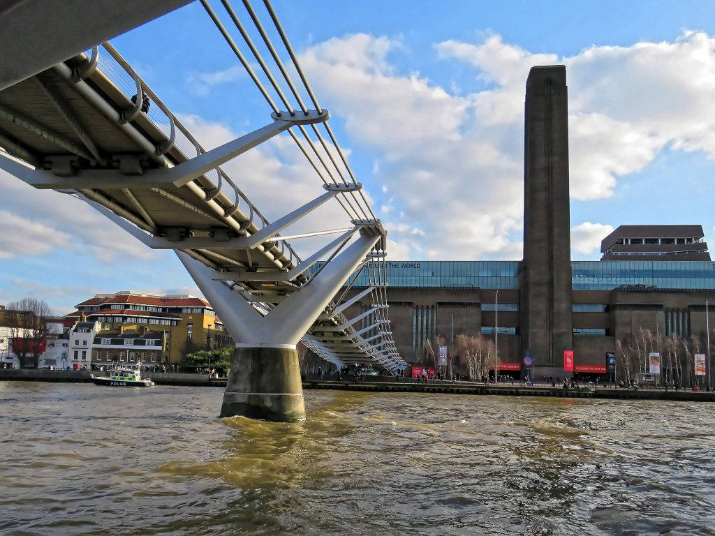 Millennium Bridge Tate Modern Background