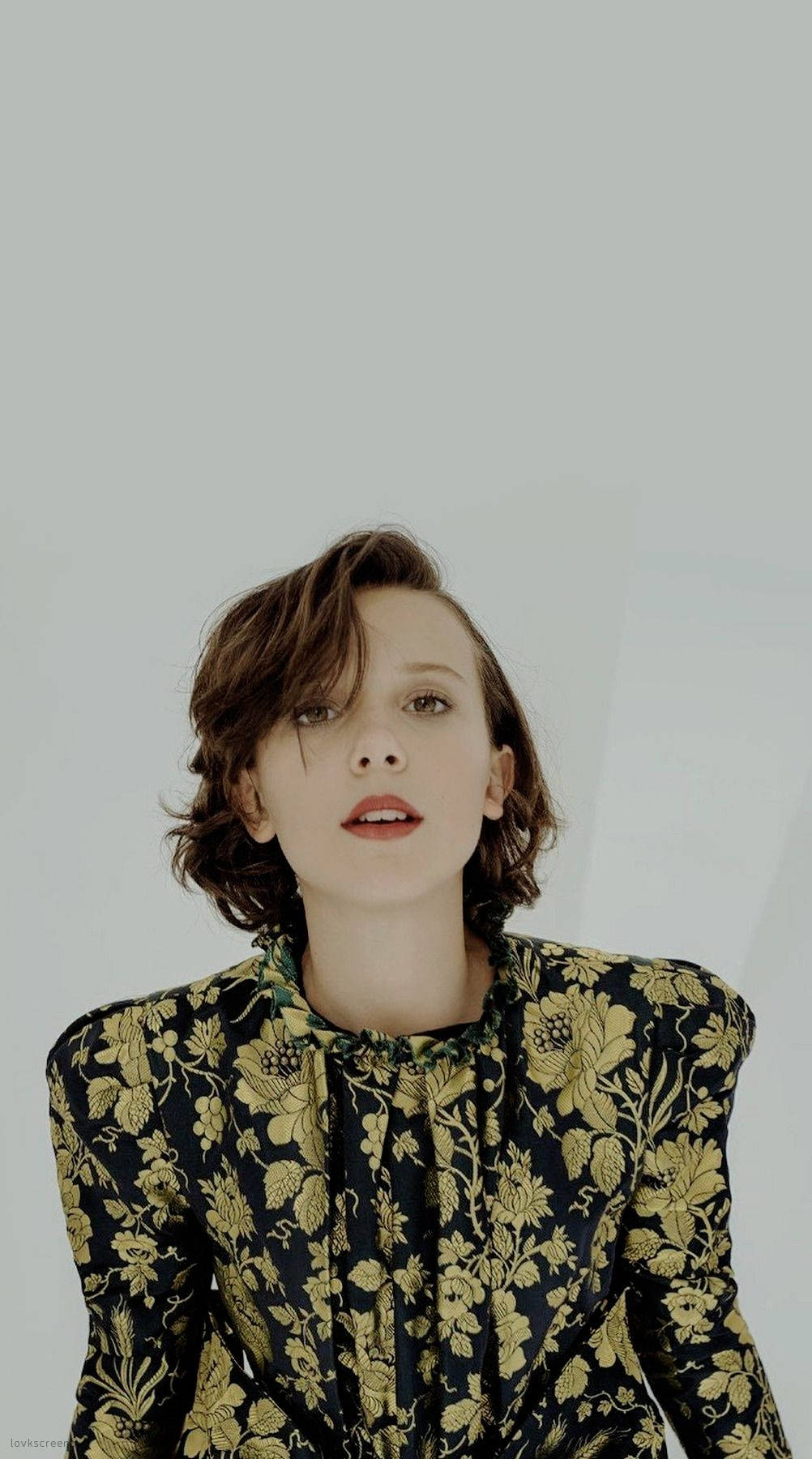 Millie Bobby Brown Looking Gorgeous In A Vintage Dress Background