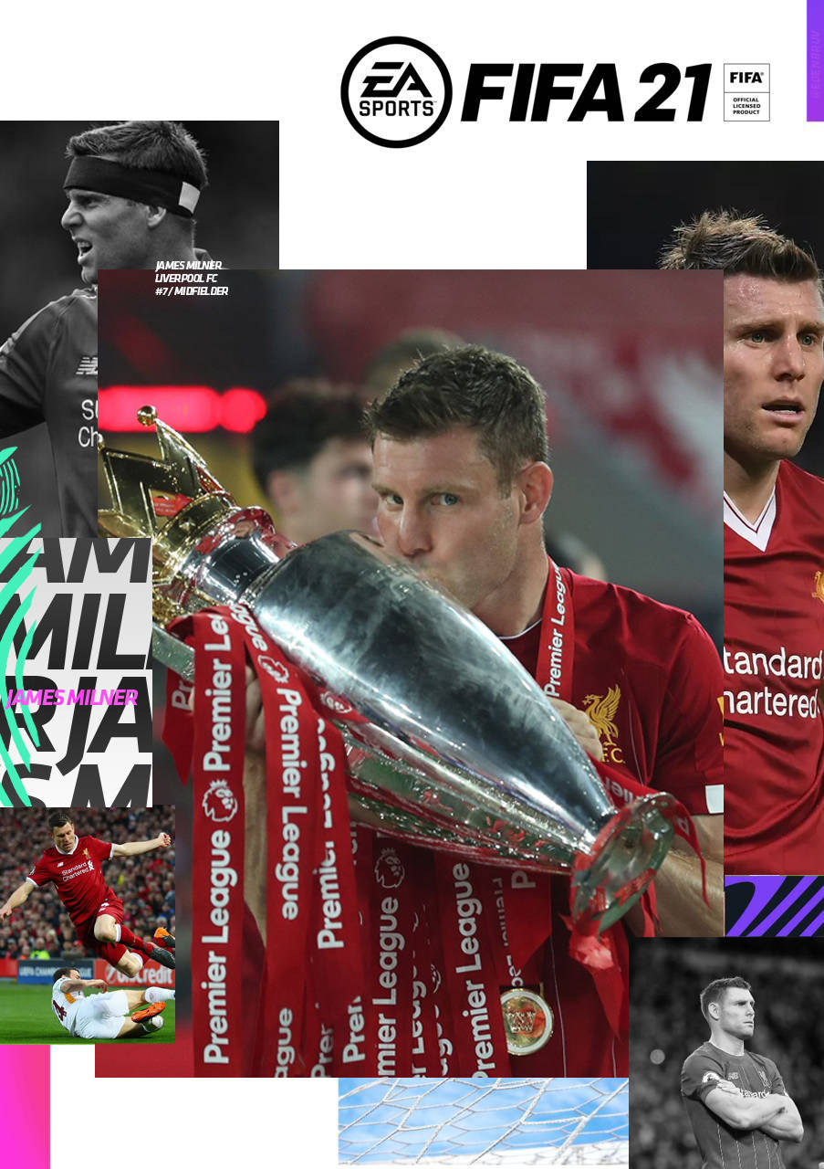 Milner Kissing The Fifa 21 World Cup Trophy Background