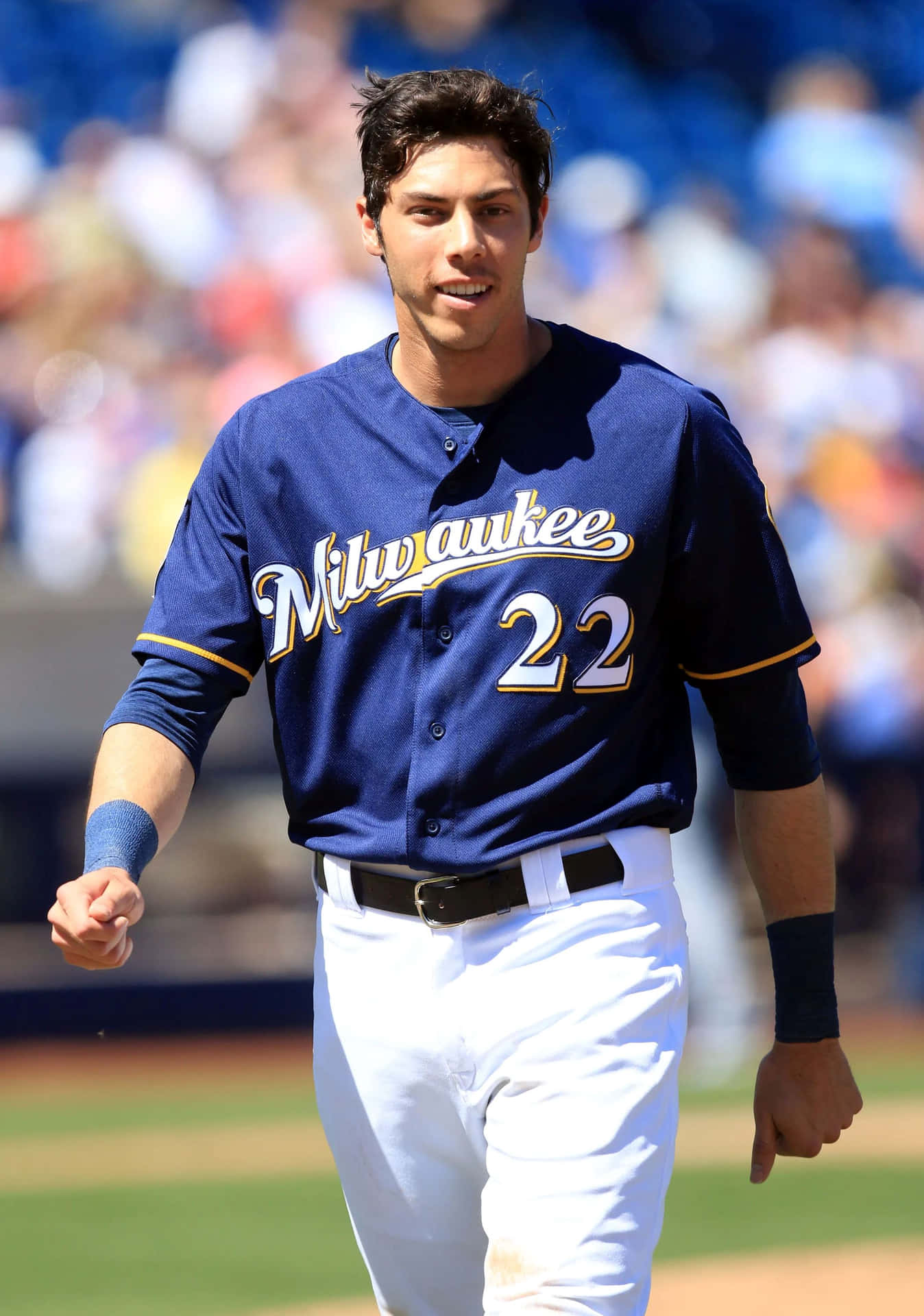 Milwaukee Baseball Player Number22 Background