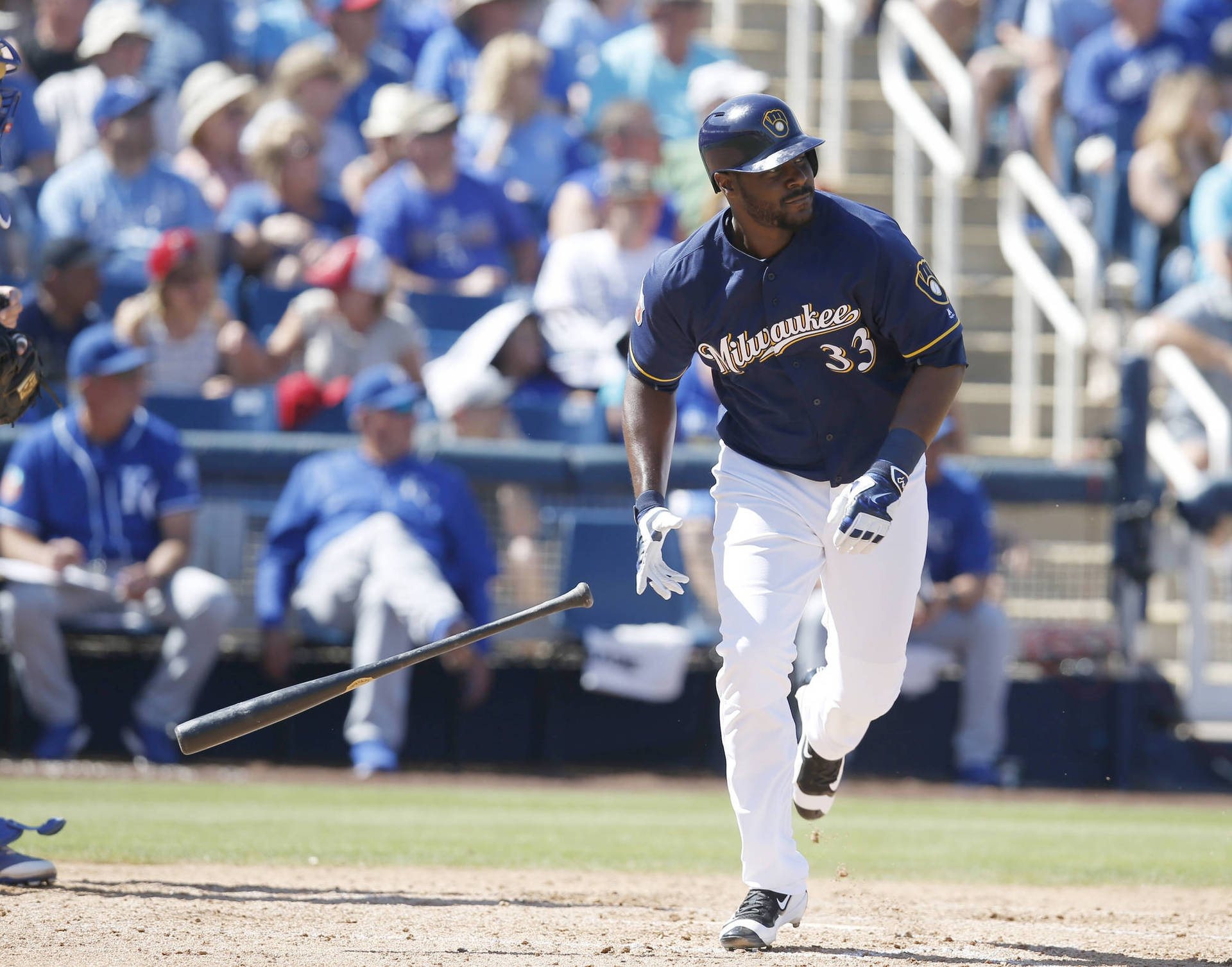 Milwaukee Brewers Chris Carters Background