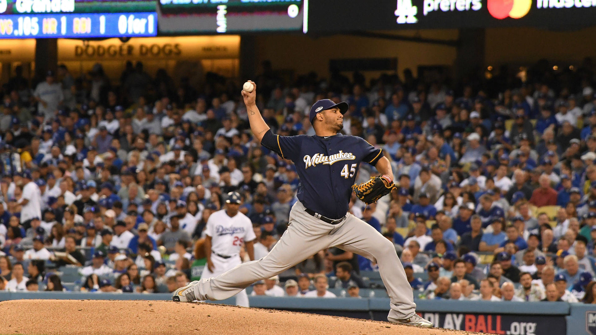 Milwaukee Brewers Jhoulys Chacin Background