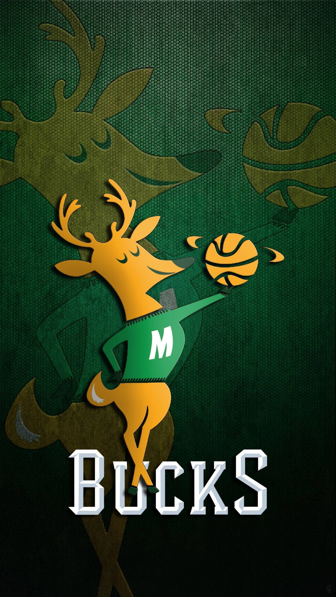 Milwaukee Bucks Deer Mascot Background