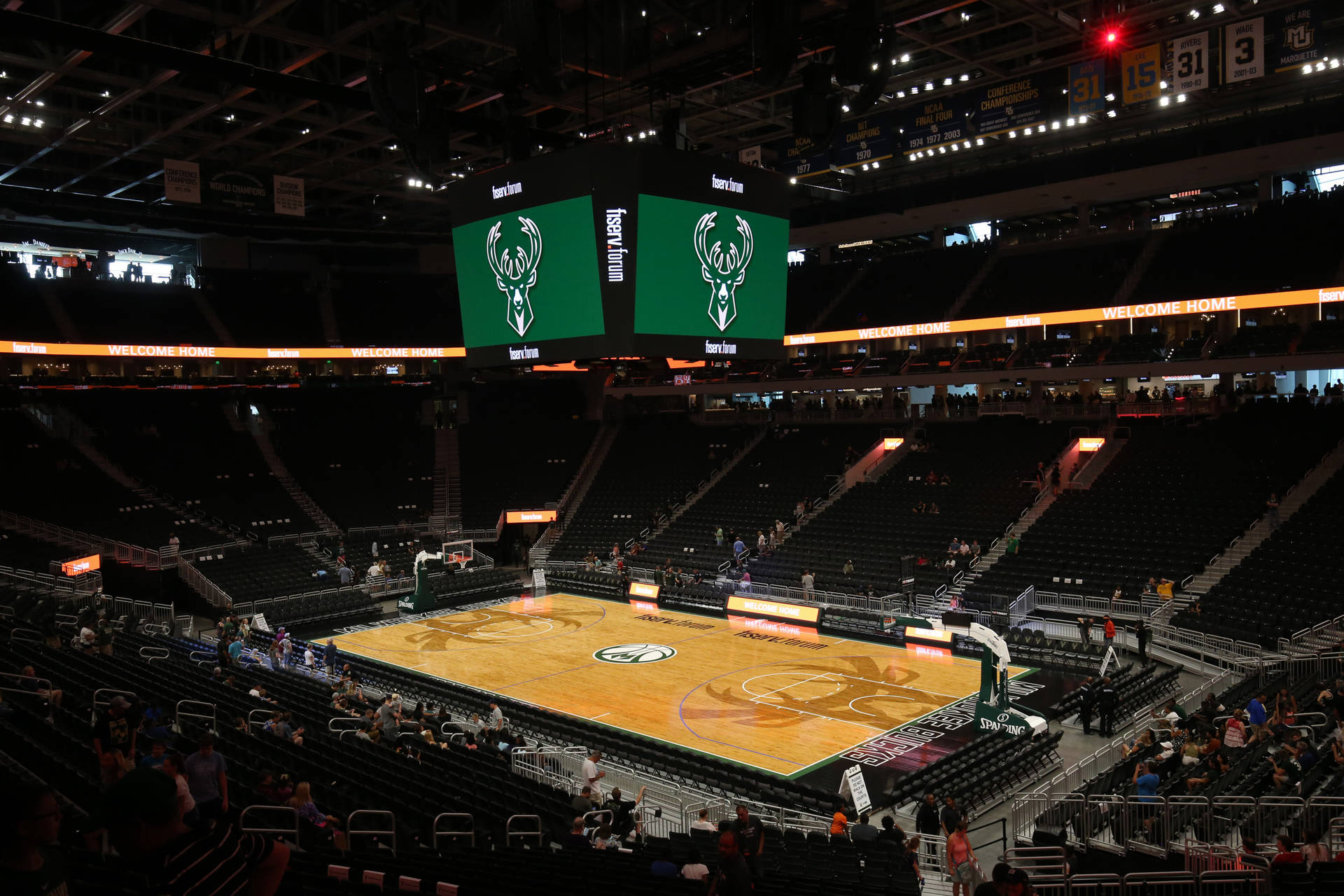 Milwaukee Bucks Home Court Background