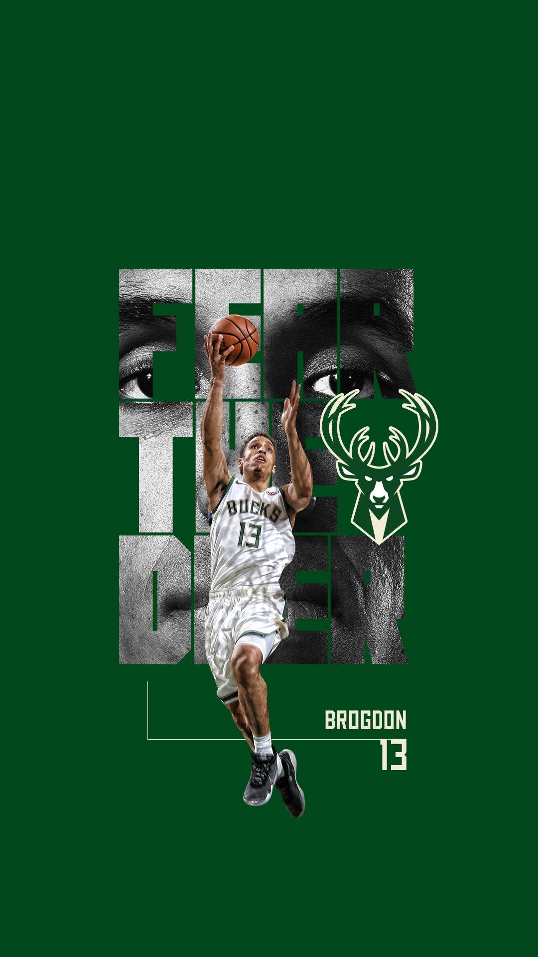 Milwaukee Bucks Malcolm Brogdon Background