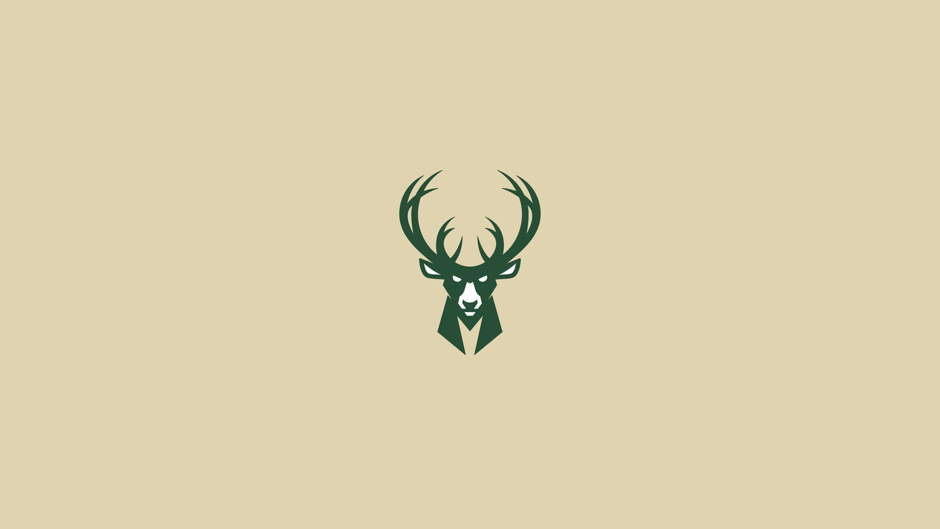 Milwaukee Bucks On Beige Backdrop Background