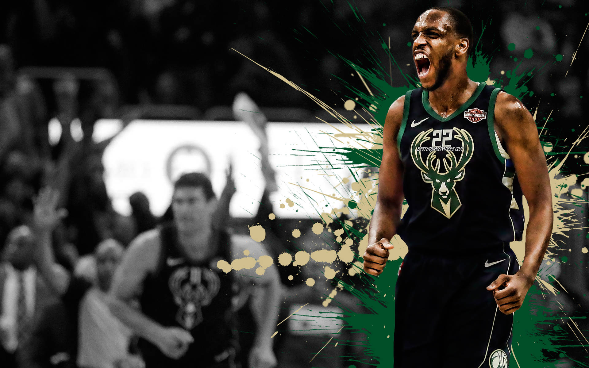 Milwaukee Bucks Player 22 Background