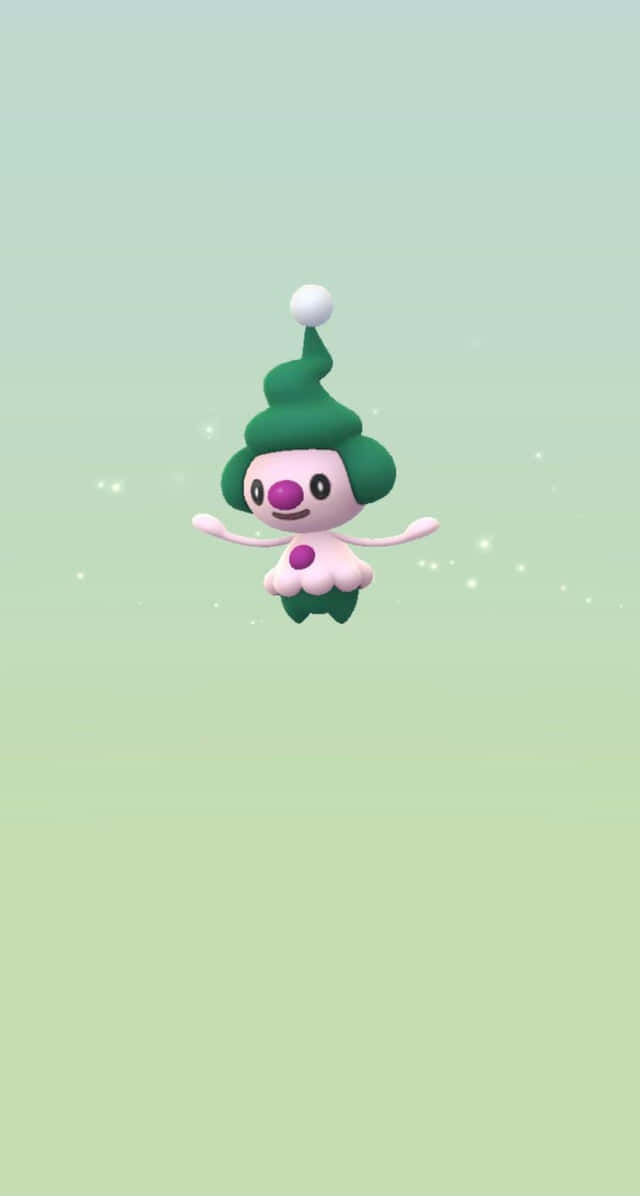 Mime Jr. Aesthetic Phone Background
