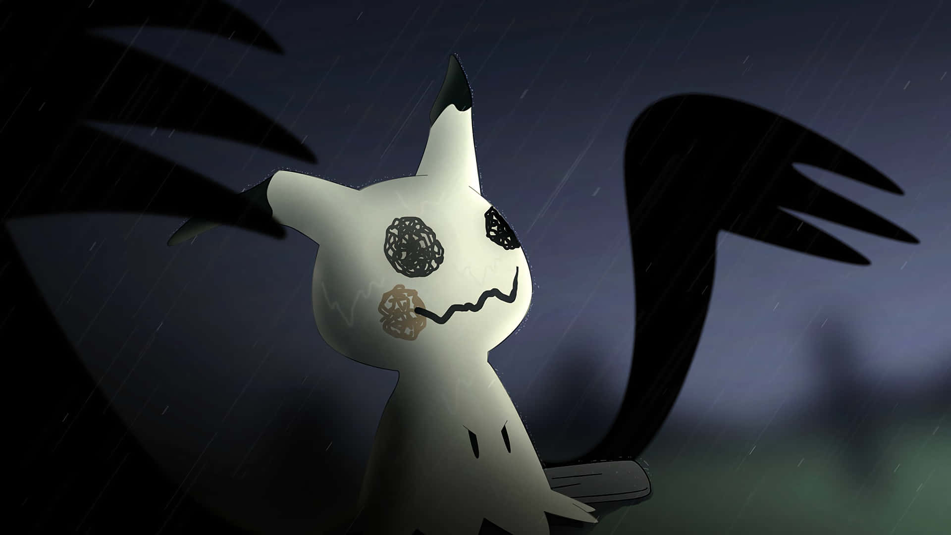 Mimikyu Pokemon Sun And Moon Background