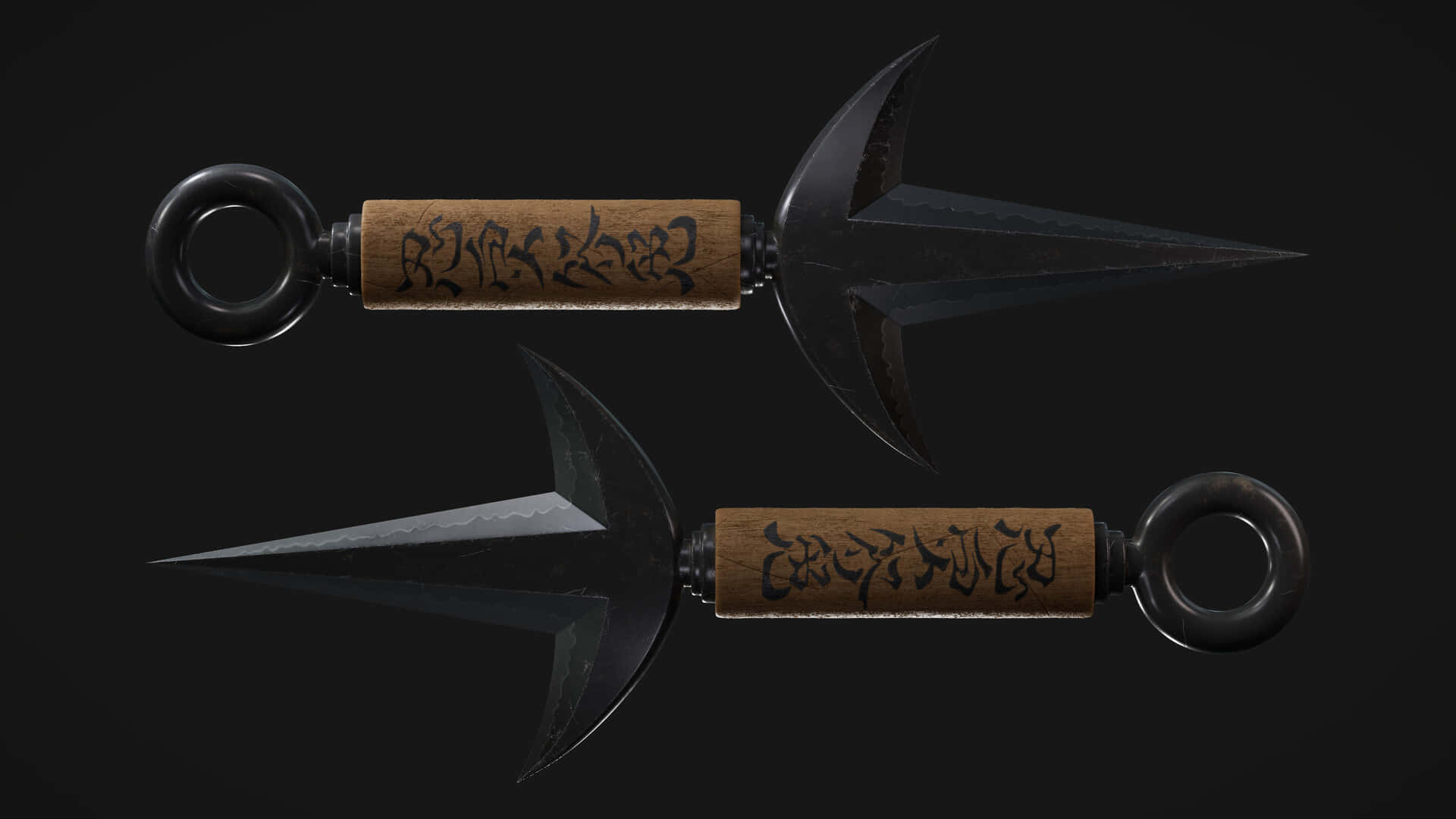 Minato Kunai Ninja Weapon Background