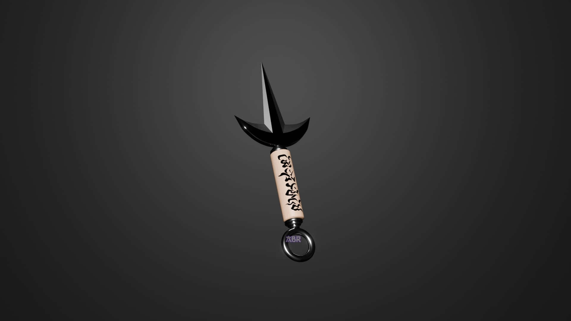Minato Kunai Weapon Black Background Background