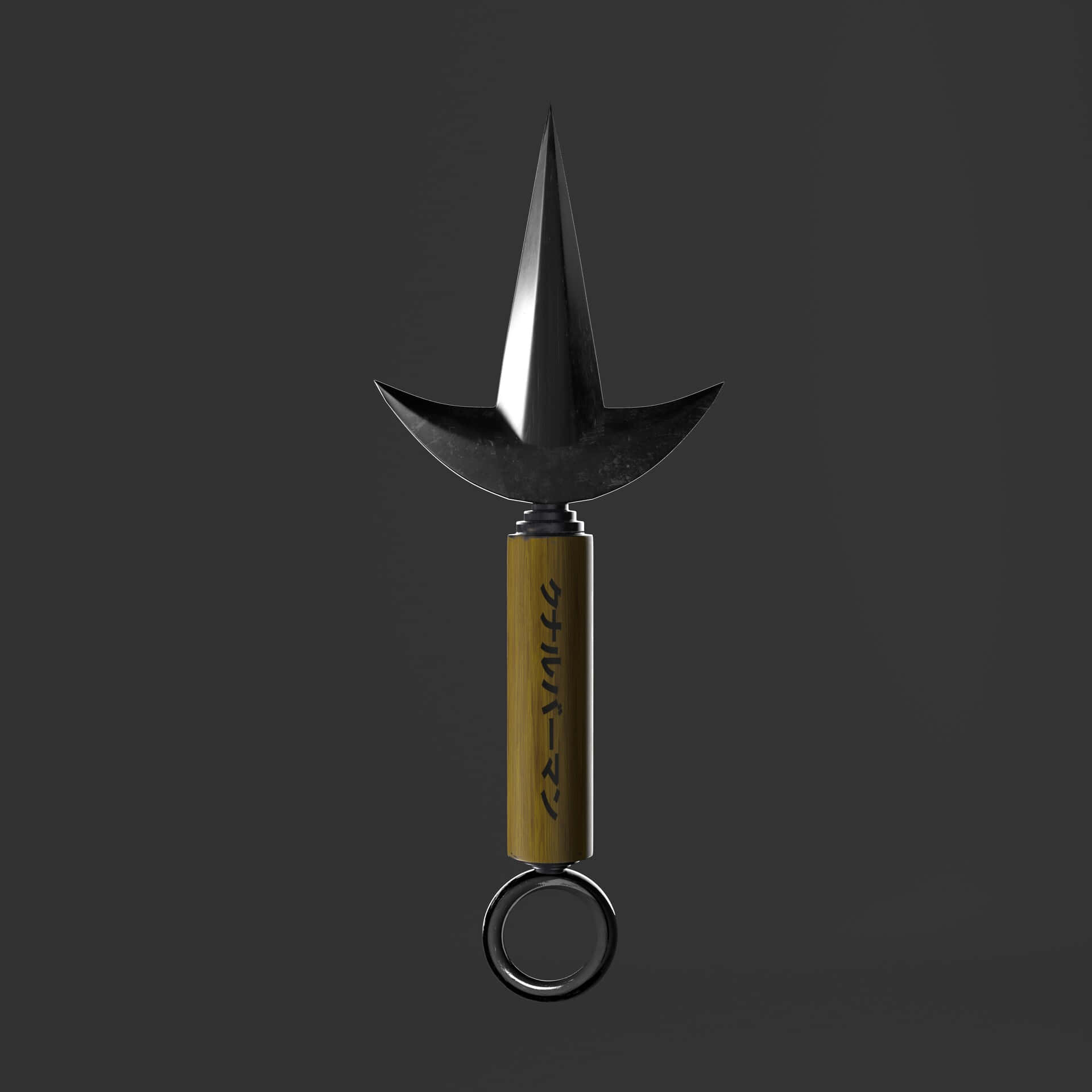 Minato Kunai Weapon3 D Render Background