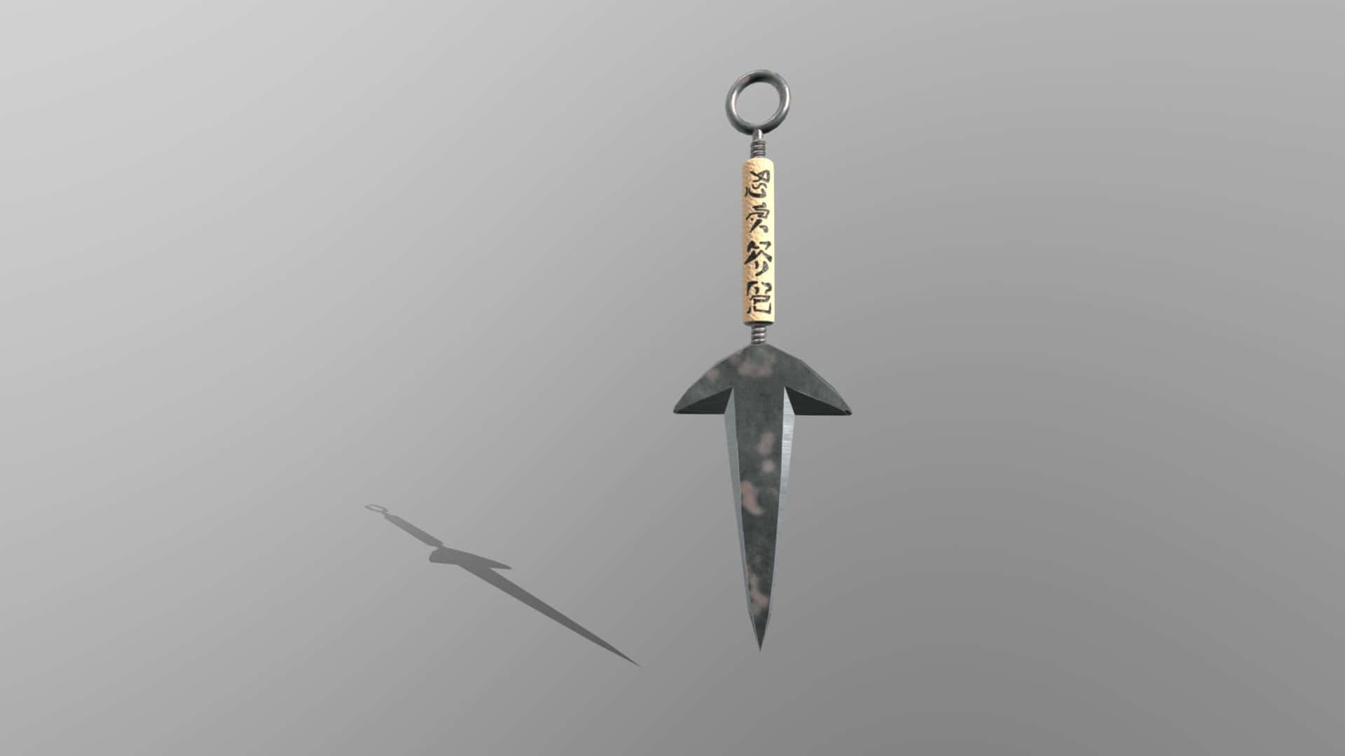 Minato Kunai Weapon3 D Render Background