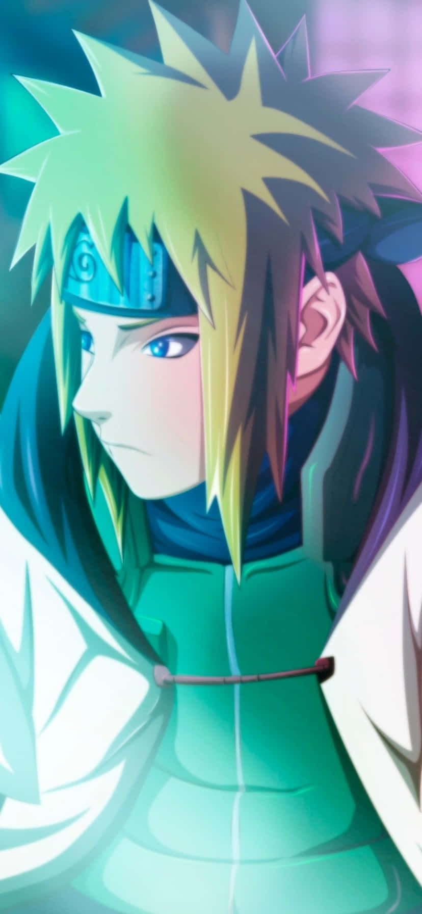 Minato Namikaze Fourth Hokage Portrait Background