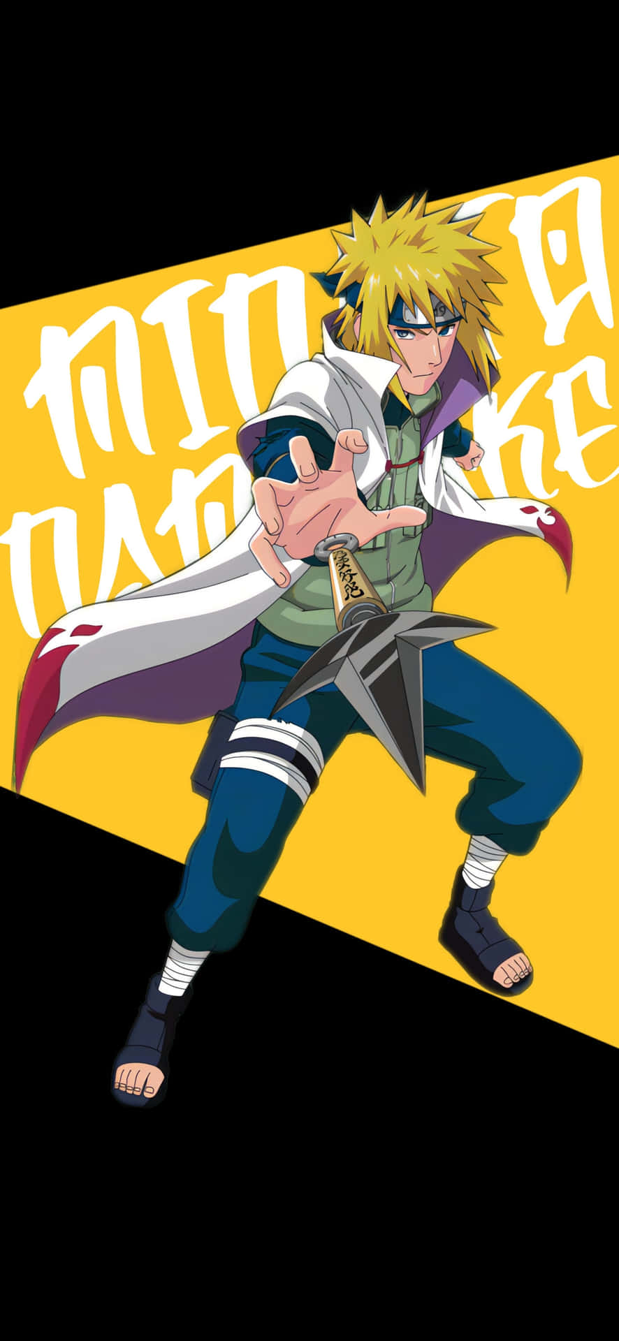 Minato Namikaze Naruto Anime Character Background