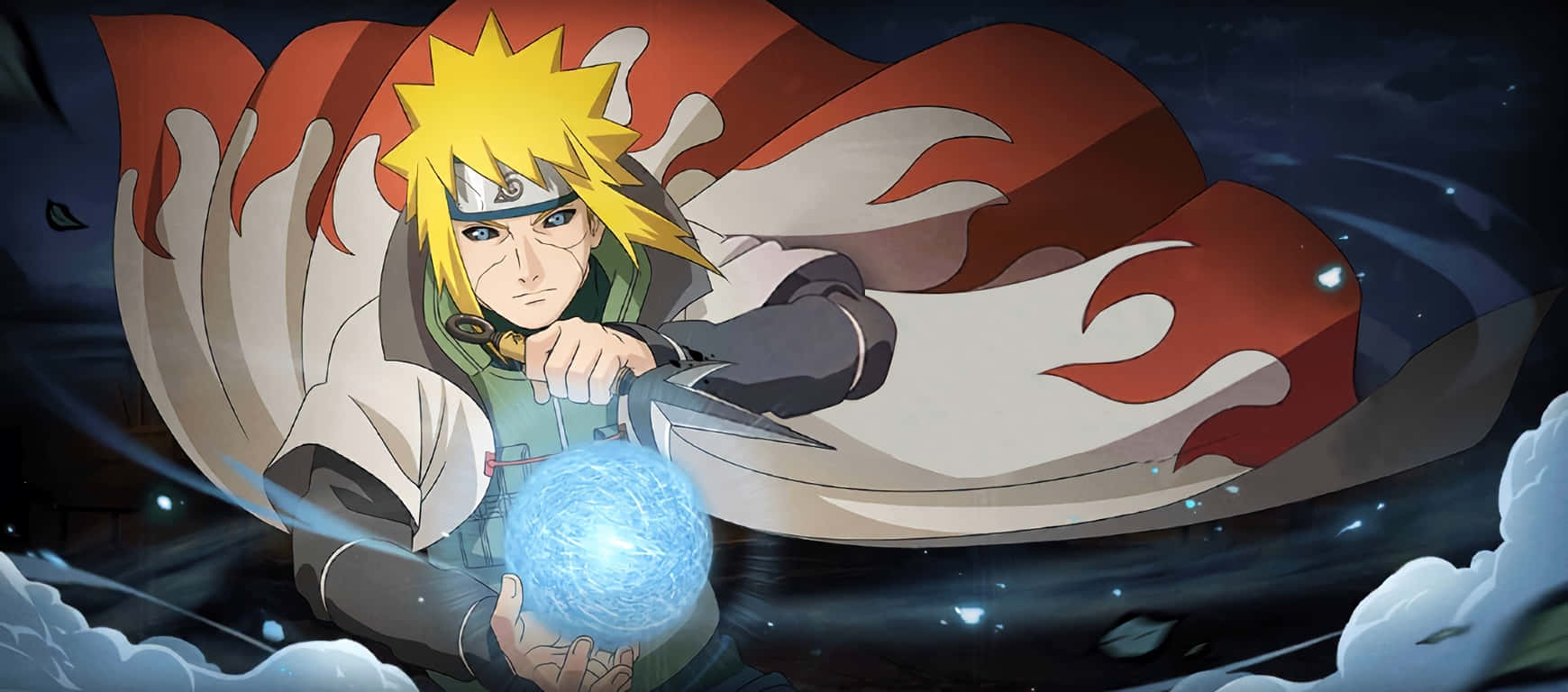 Minato Namikaze Rasengan Preparation Background