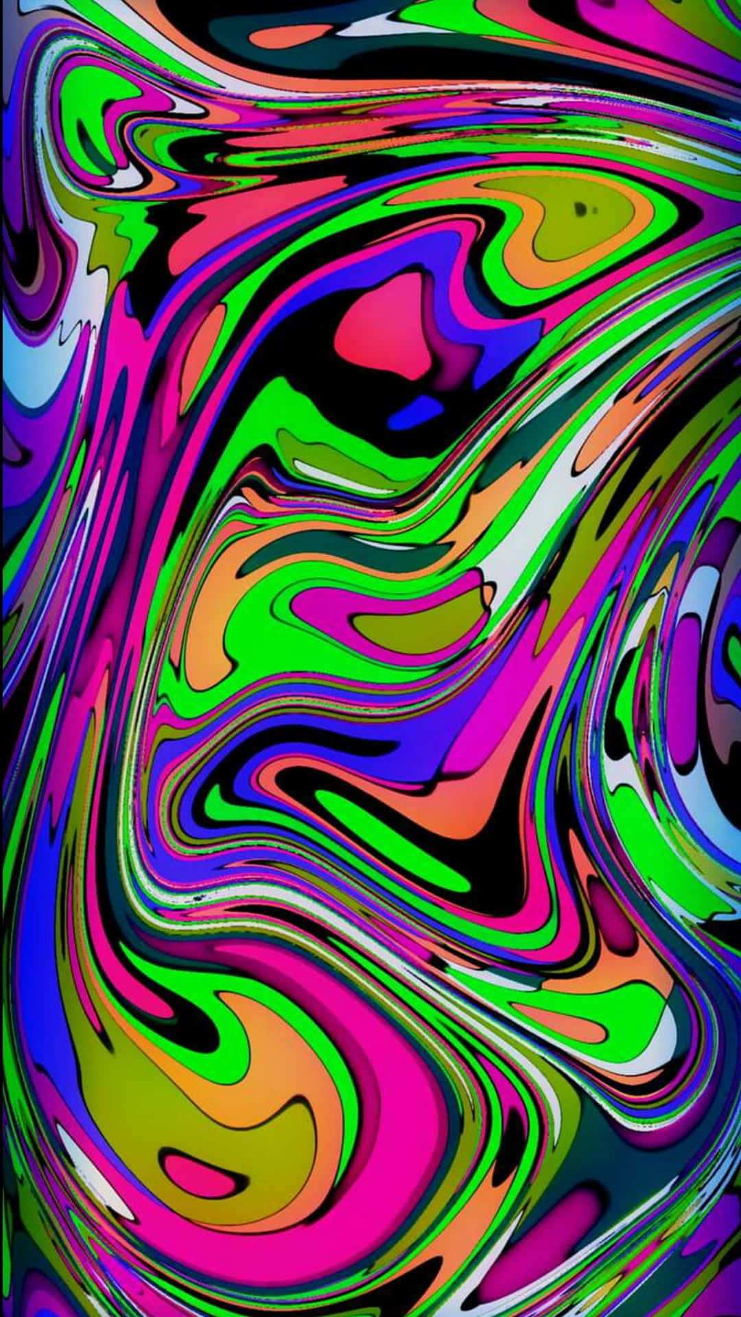 Mind-bending Psychedelic Art Background