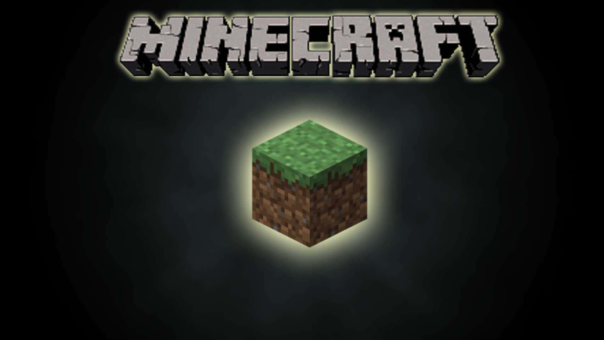 Mine The Widespread Grass In Minecraft Background