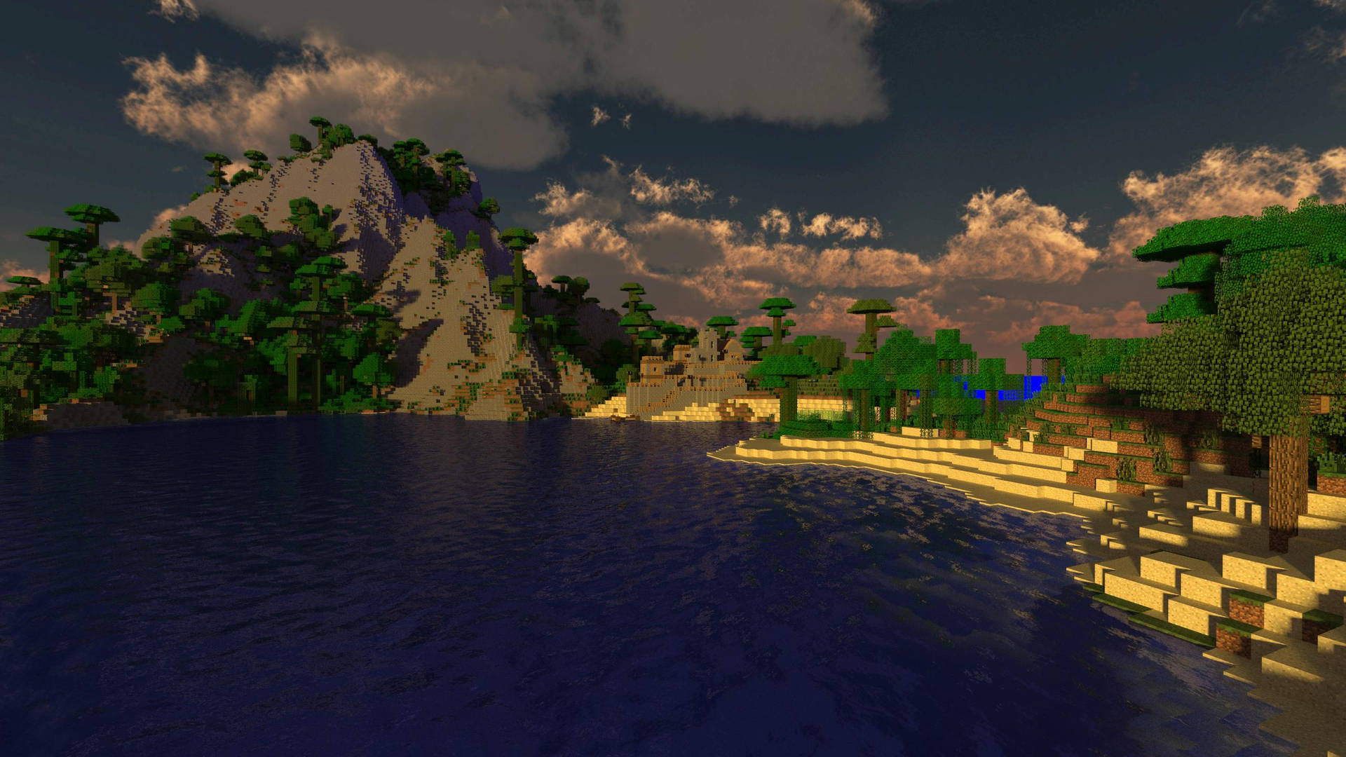 Minecraft Aesthetic Blue Ocean Nature