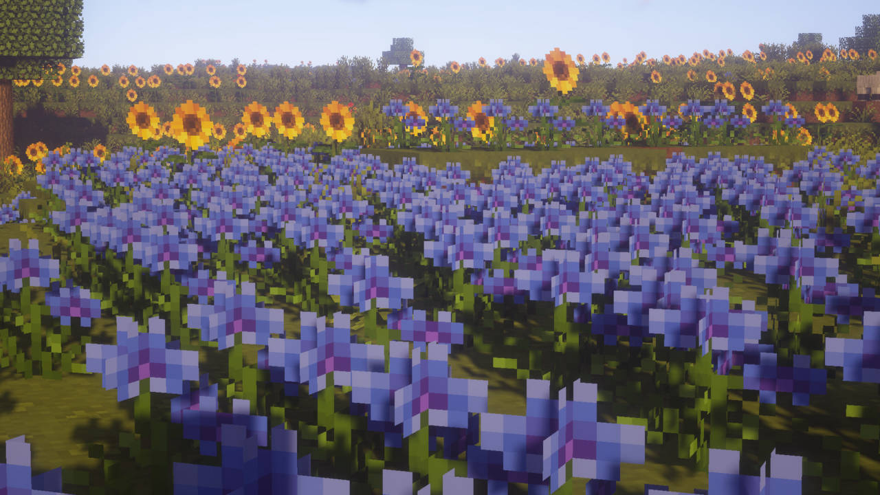 Minecraft Aesthetic Fresh Flower Garden