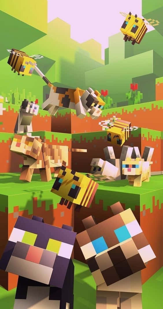 Minecraft Animals Android Background