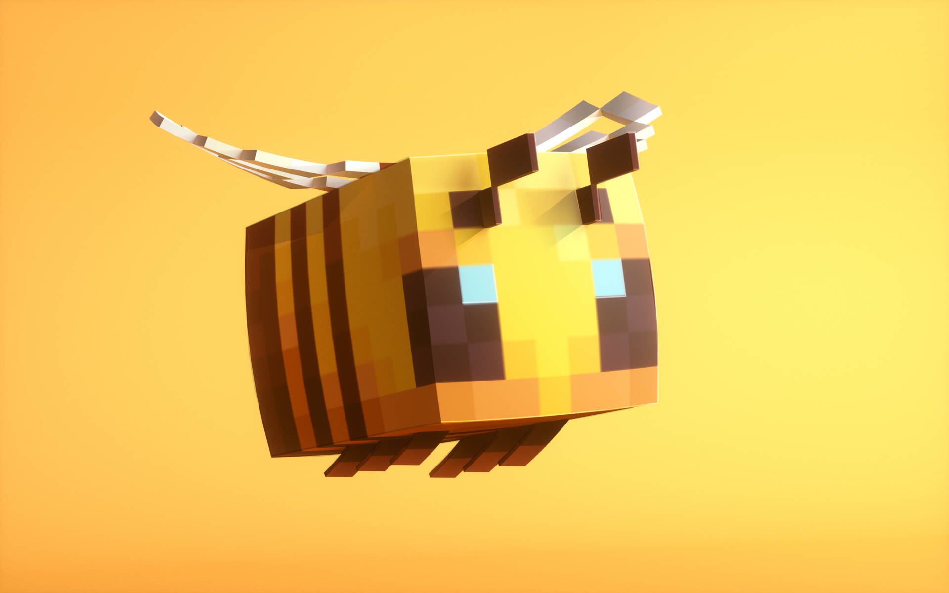 Minecraft Bee Yellow Gradient
