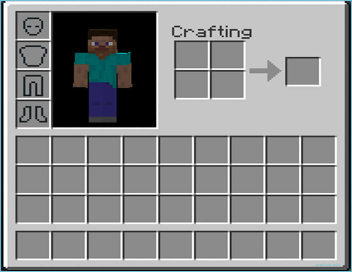 Minecraft Crafting Inventory Background