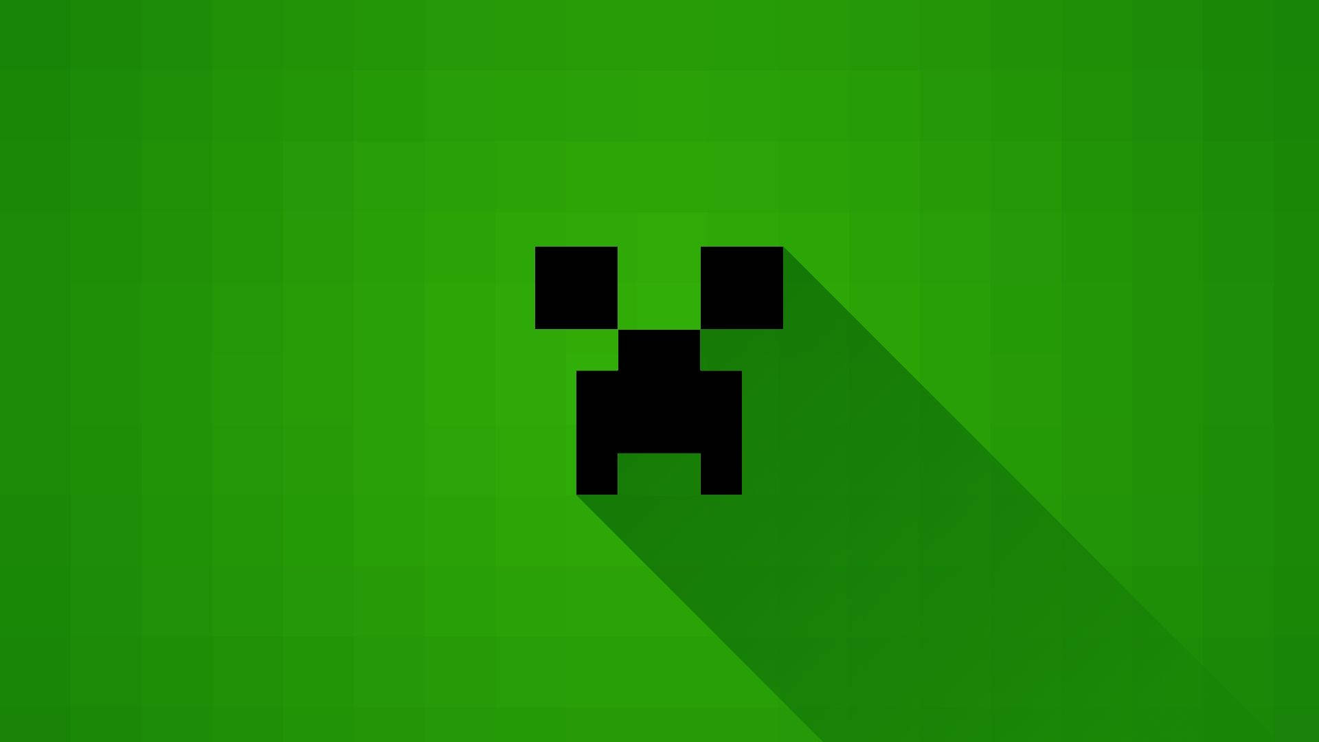 Minecraft Creeper Face Background