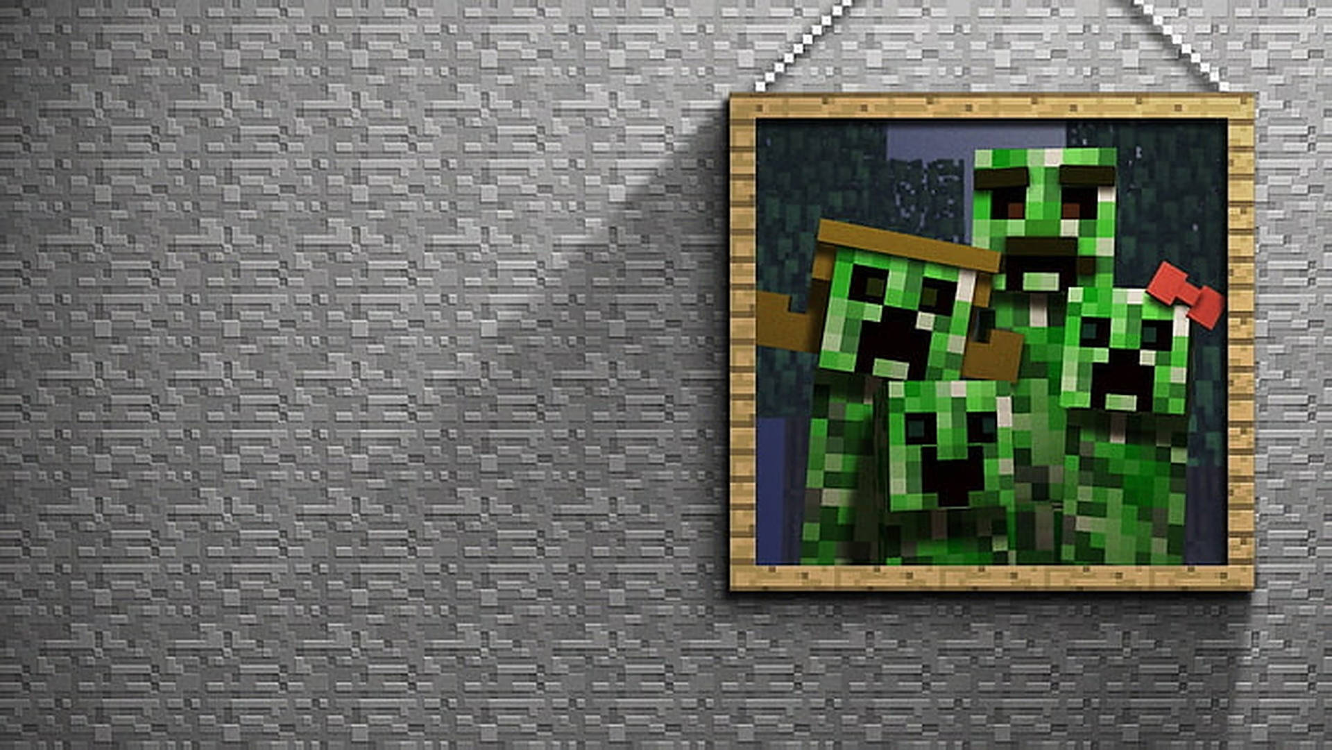 Minecraft Creeper Picture Frame