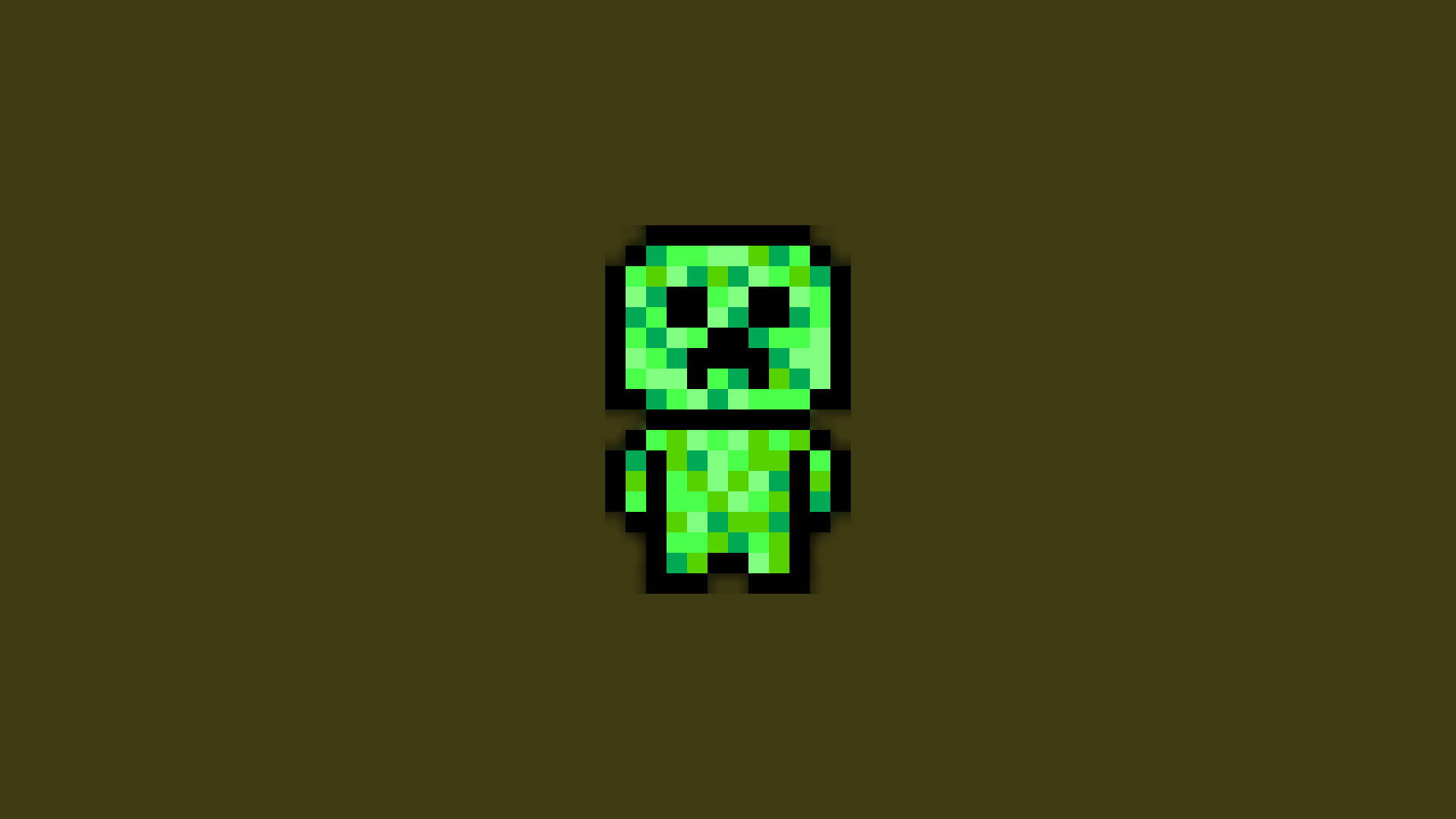 Minecraft Creeper Pixel Art Background