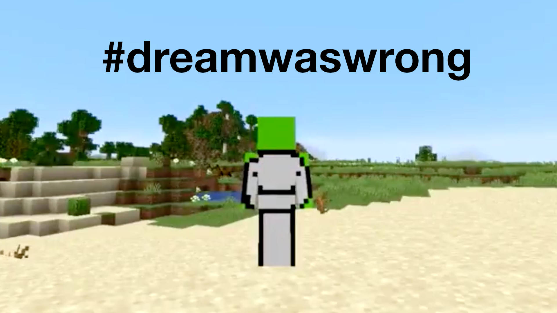 Minecraft Dream Gone Wrong Background