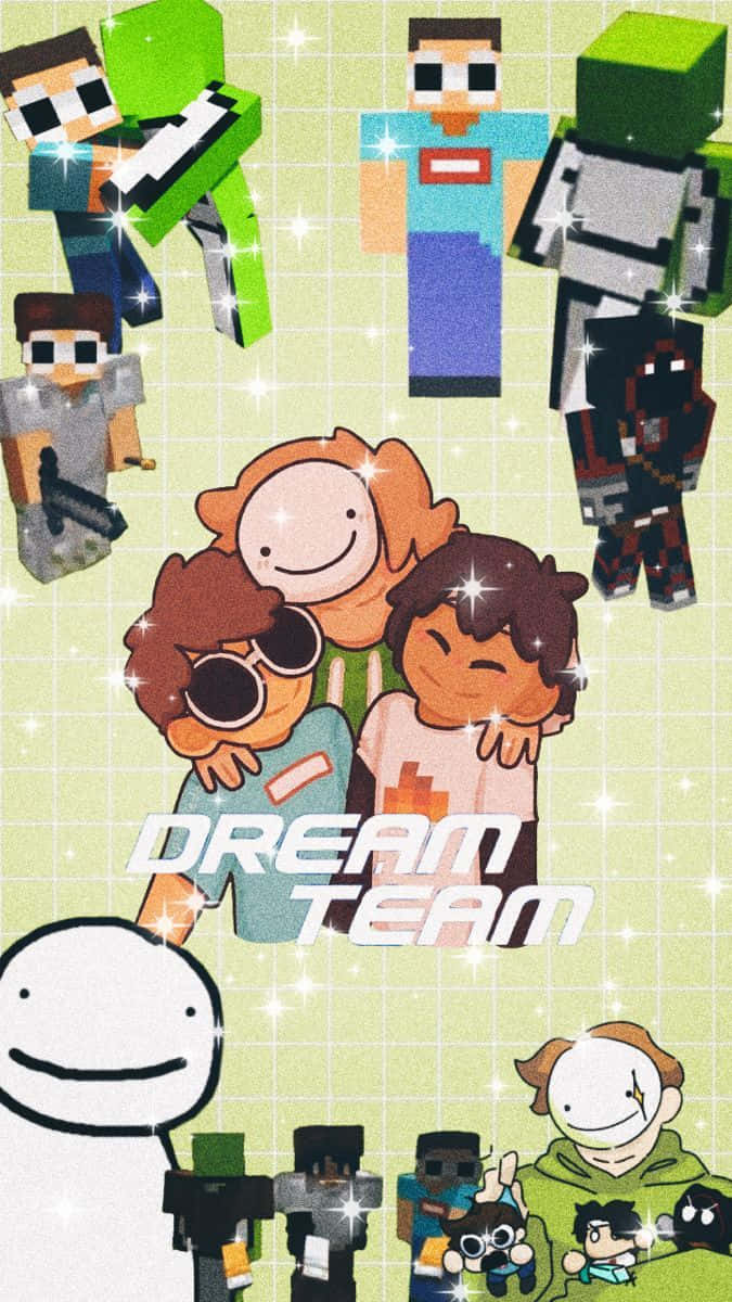 Minecraft Dream Team Poster