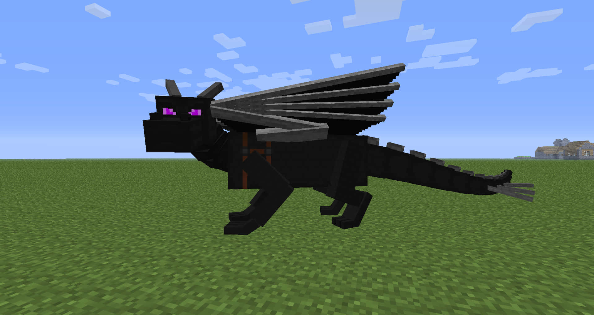 Minecraft Ender Dragon 1920 X 1018 Background