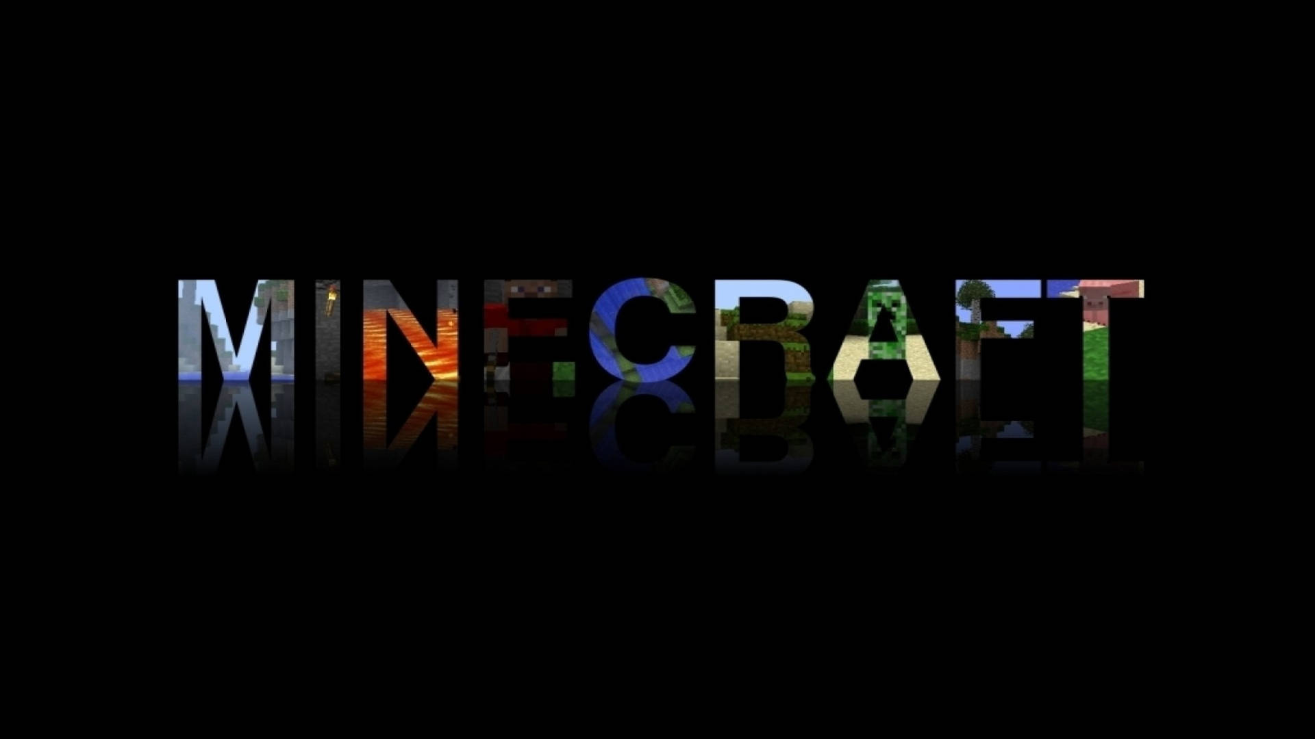 Minecraft Hd Game Title Art Background