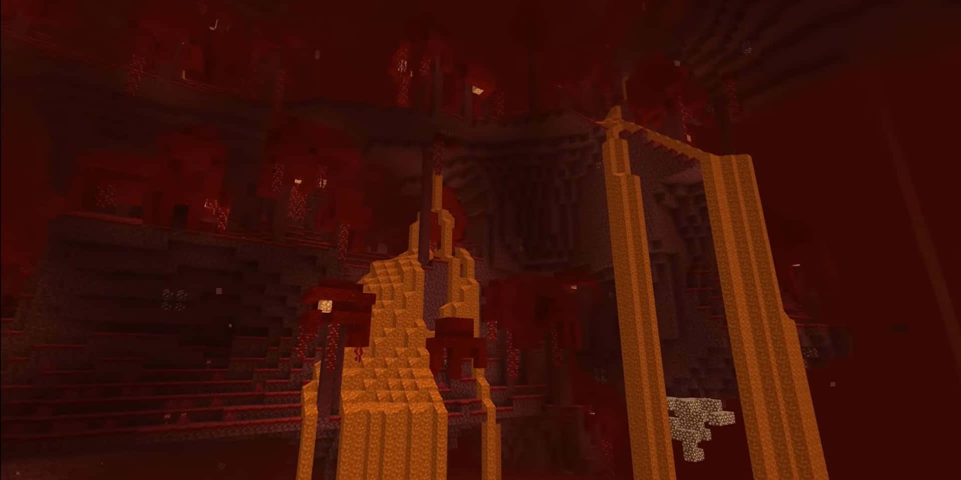 Minecraft_ Nether_ Bastion_ Remnants Background