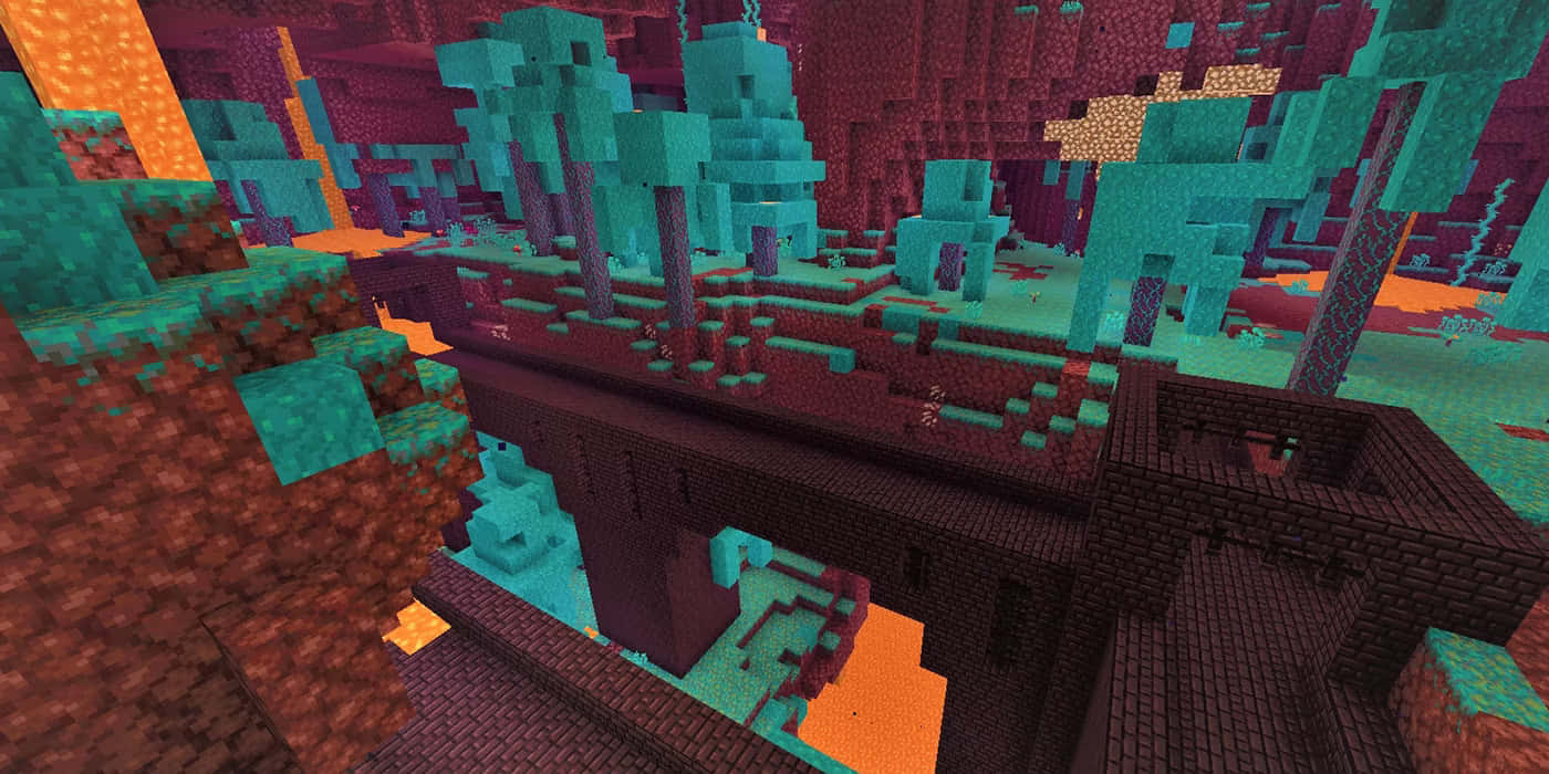 Minecraft_ Nether_ Biomes_and_ Fortress Background