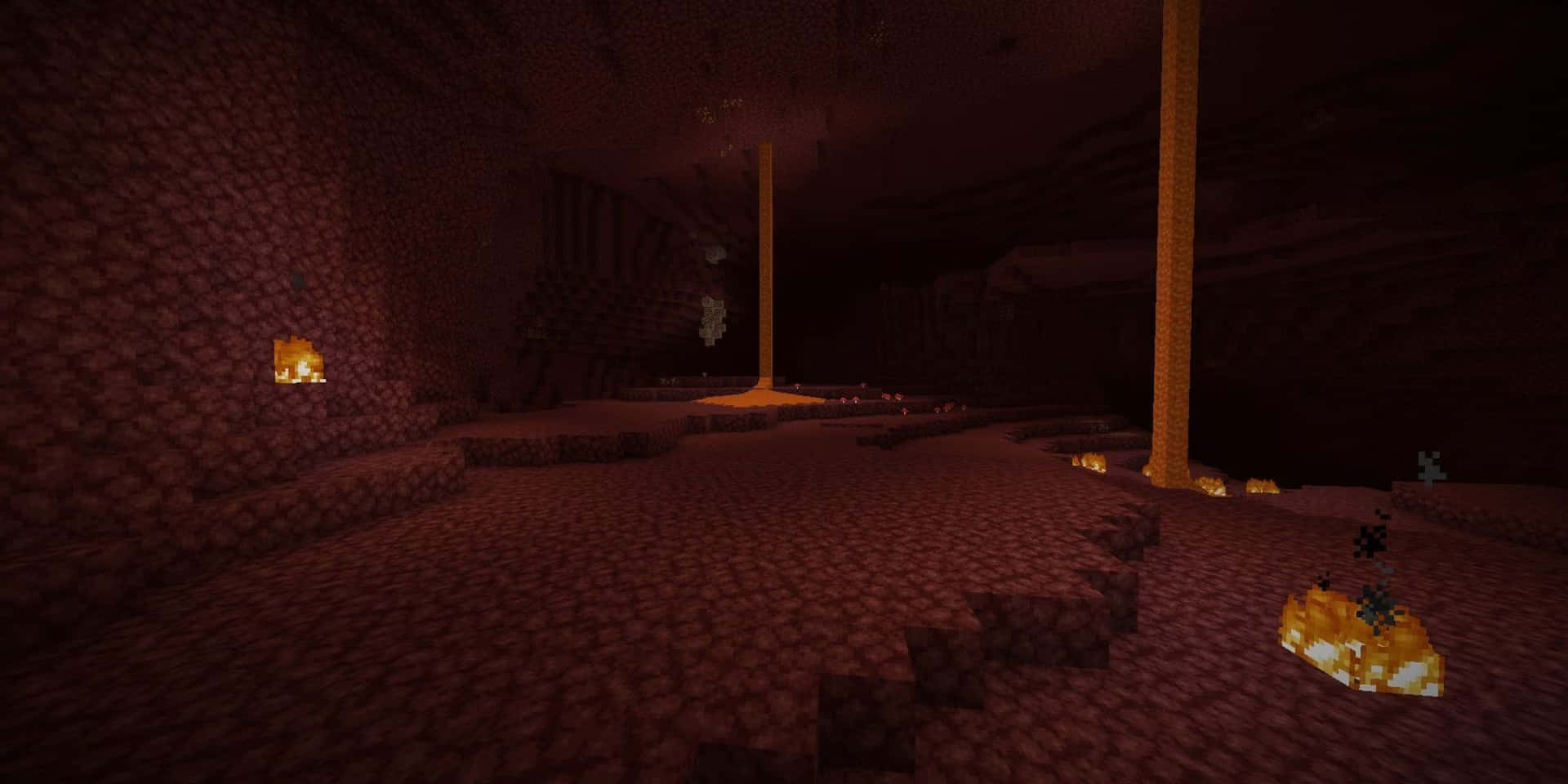 Minecraft_ Nether_ Dim_ Lava_ Falls_and_ Fires.jpg Background