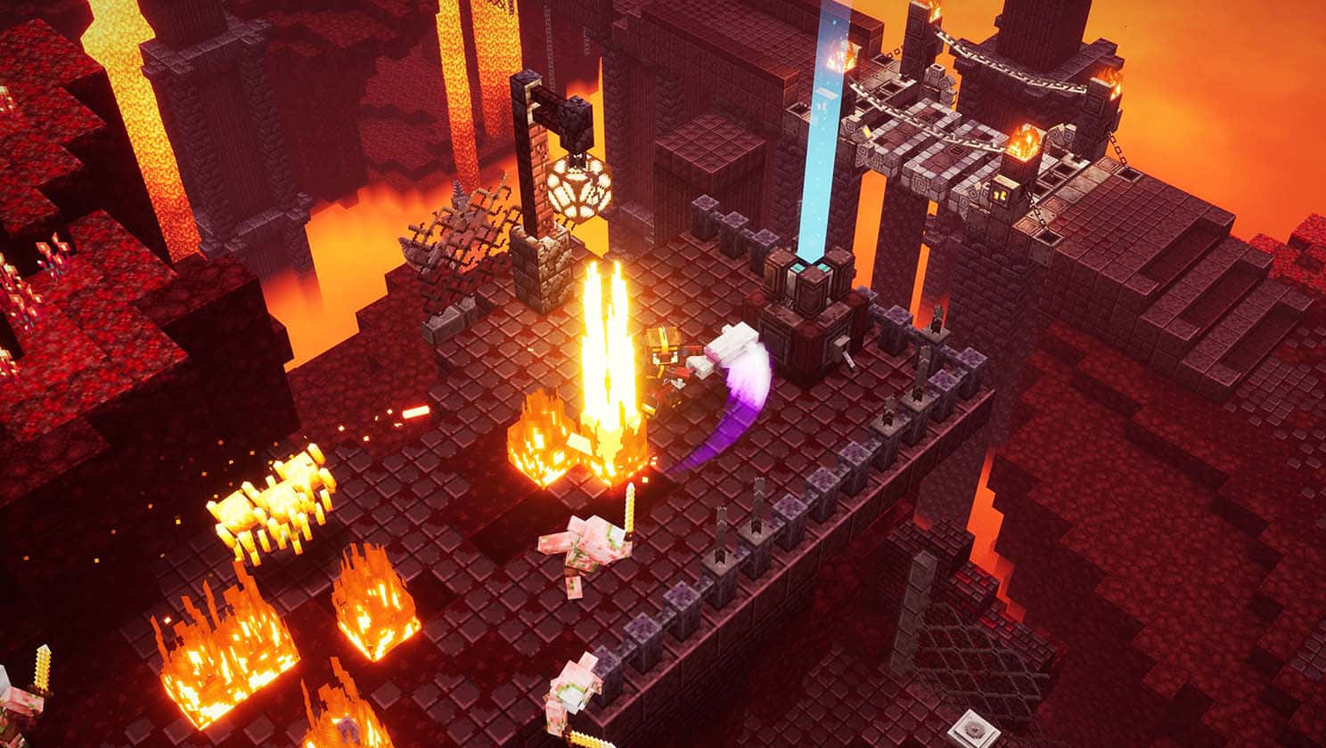 Minecraft_ Nether_ Fortress_ Battle.jpg Background