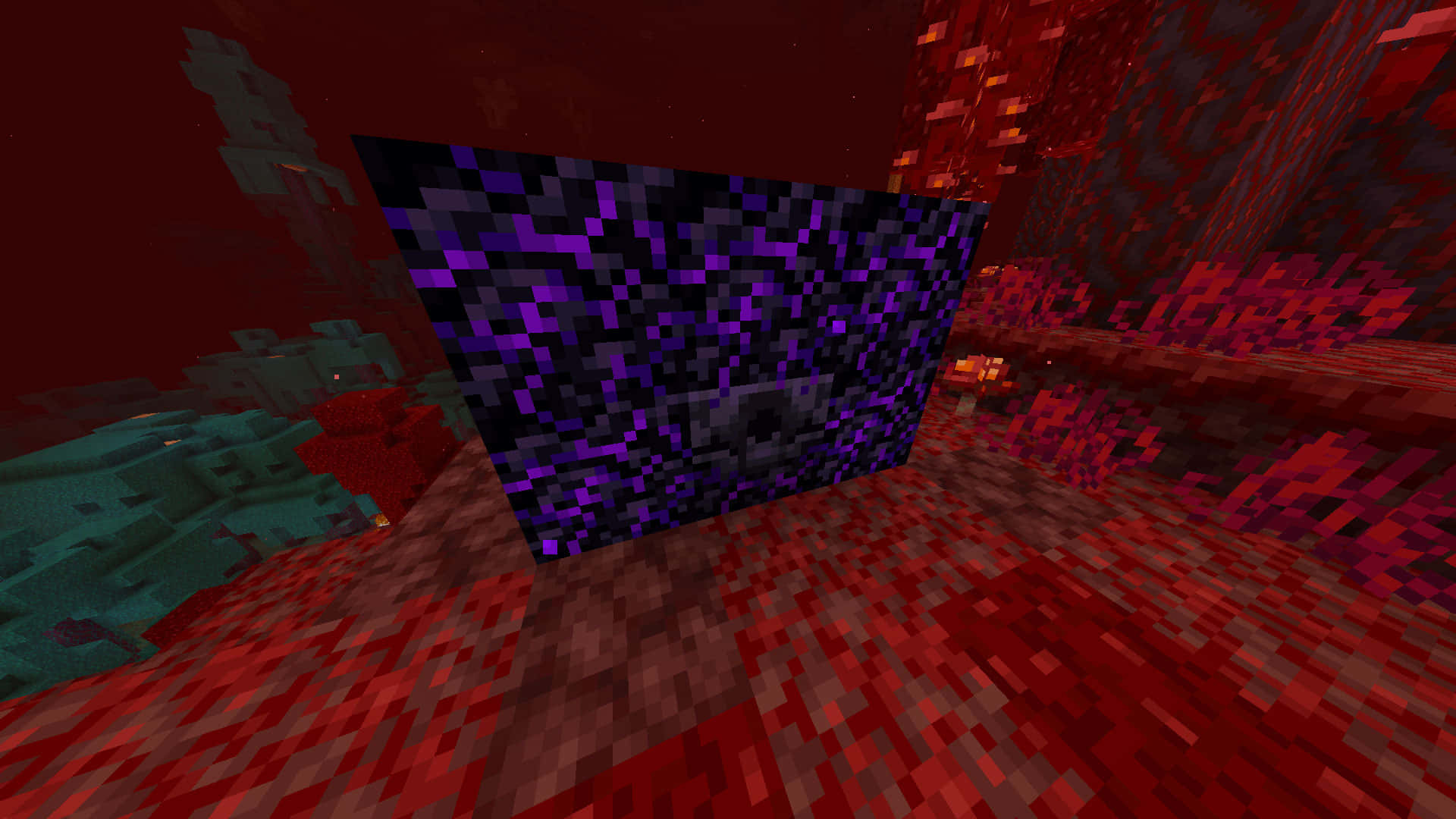Minecraft_ Nether_ Portal_ Activation Background