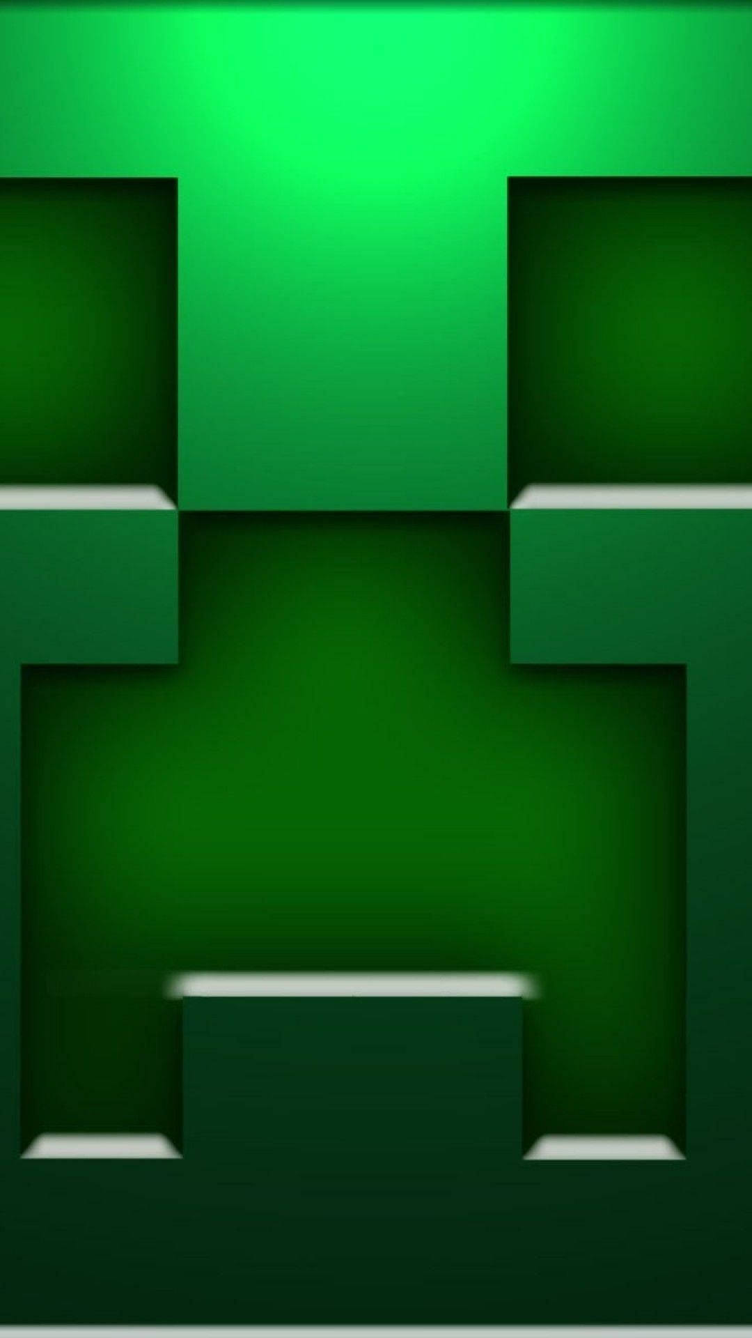 Minecraft Phone Green Pattern