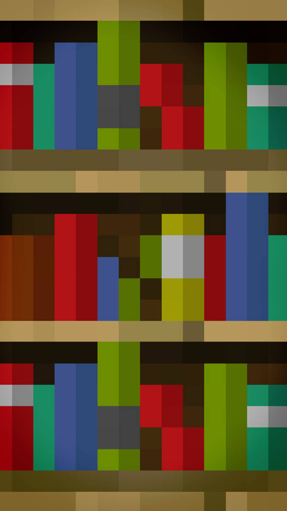 Minecraft Phone Library Books Background