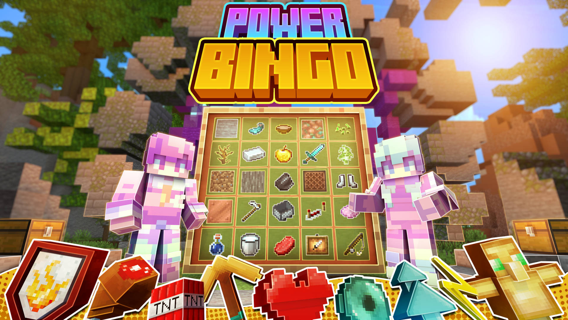 Minecraft Power Bingo Background