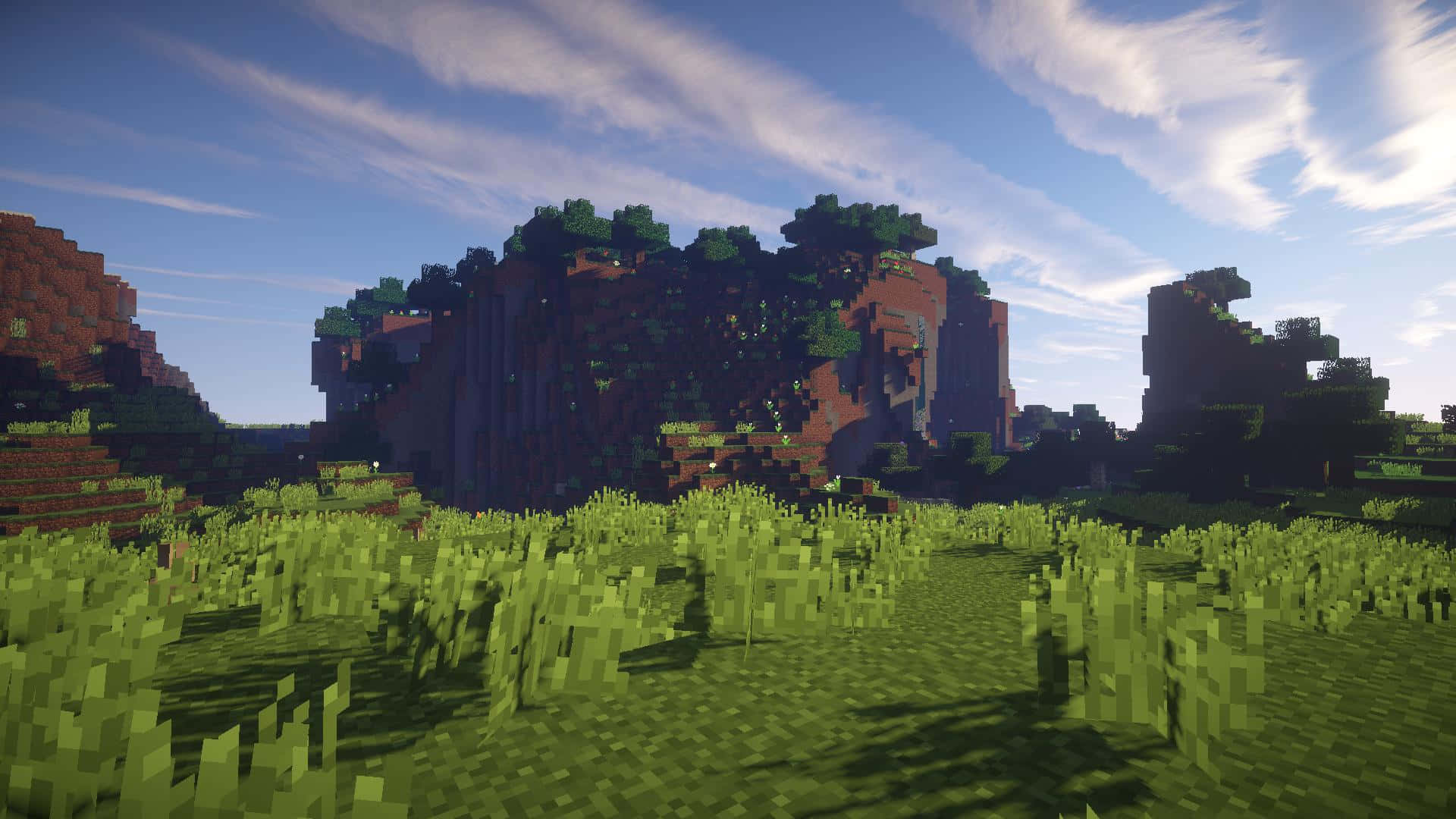 Minecraft Shaders Background