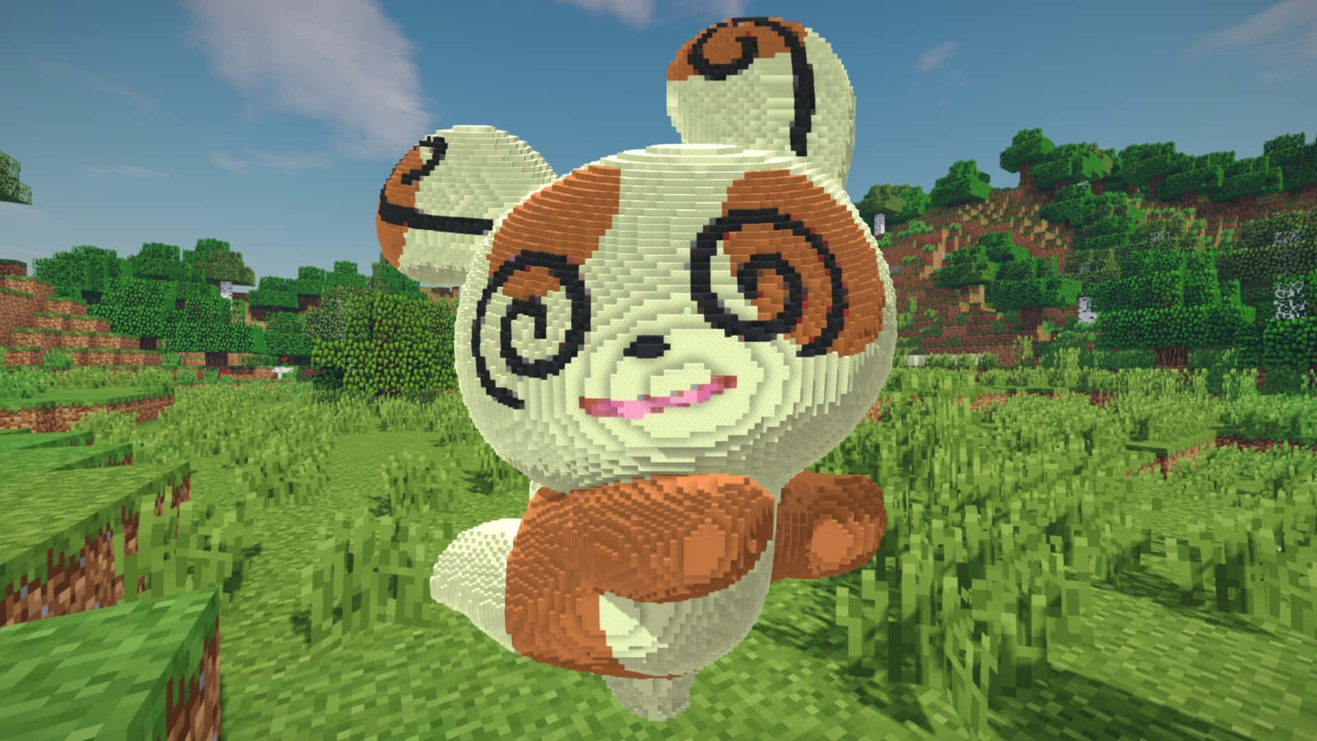 Minecraft Spinda Background