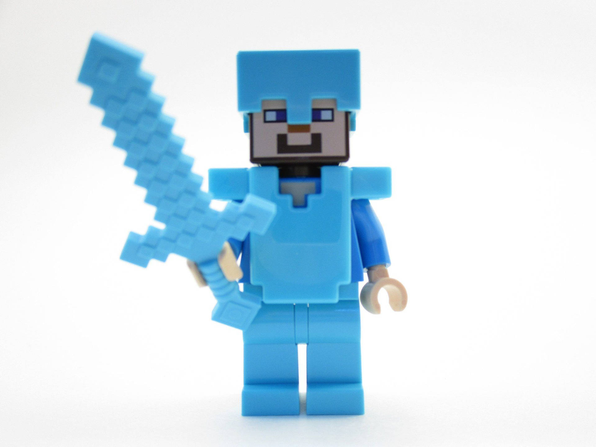 Minecraft Steve Lego Armor Background